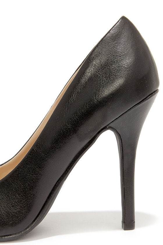Pretty Black Pumps Black Heels Pointed Pumps 22.00