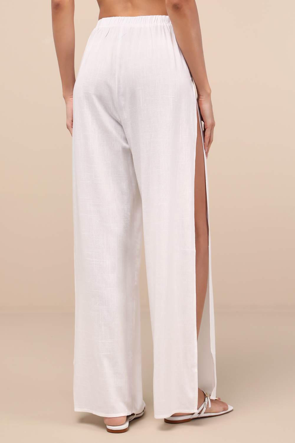 Seaside Sweetie White Swim Cover-Up Pants