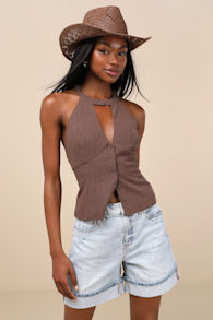 Easy Rider Light Wash Denim Cuffed Shorts 2