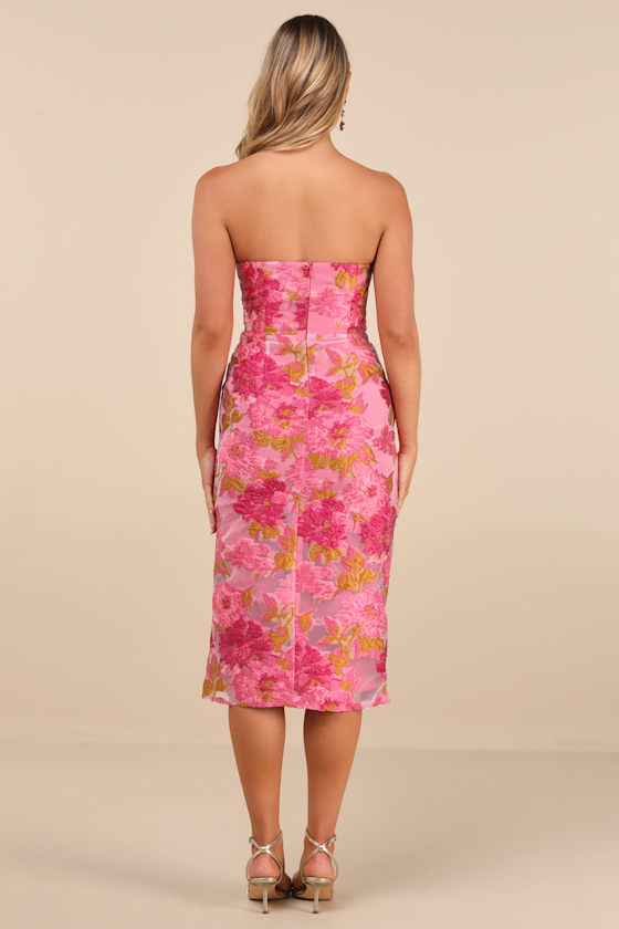 ワンピース louren pintuck jacquard flare dress - ワンピース