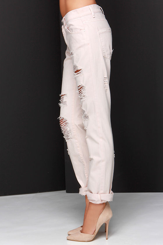 celebrity pink boyfriend jeans