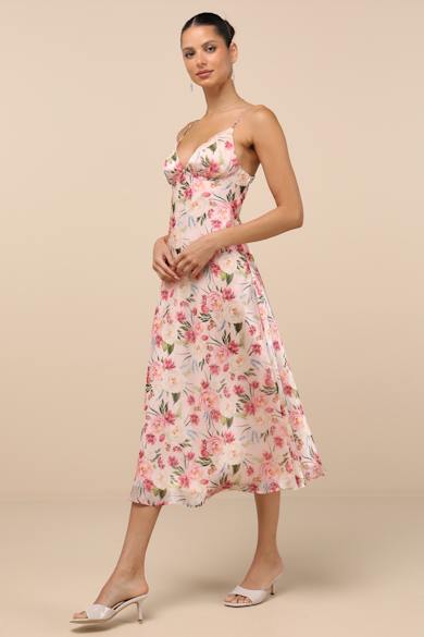 summer cocktail wedding guest dress PRETTYGARDEN Women's Sleeveless Ruffle Form Summer Wedding Guest Dress Ideas