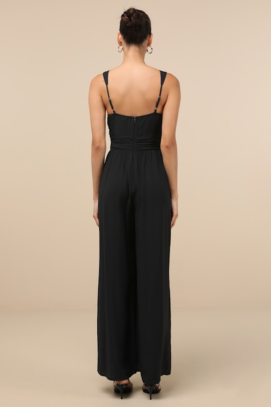 Emlyn Black O-Ring Wide-Leg Jumpsuit 2