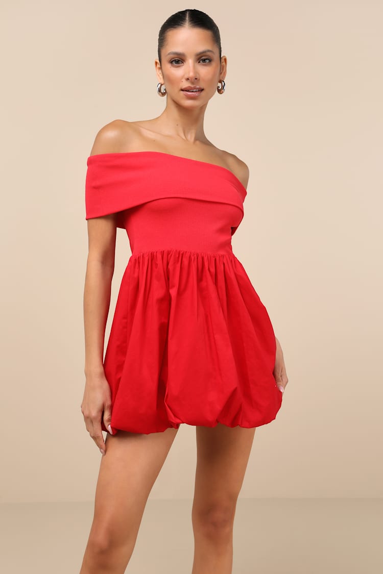 red glitter mini dress Strapless Sequin Mini Dress- Red