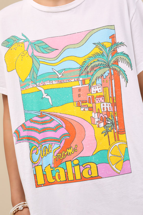 Tom White Graphic Oversized Short Sleeve Tee 5