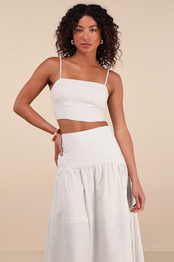 CD10041: BEIGE/NAVY STRIPE 1