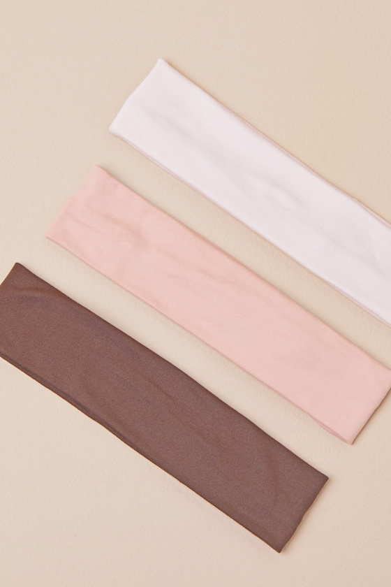 Rosewood Multi Stretchy Headband Set 1