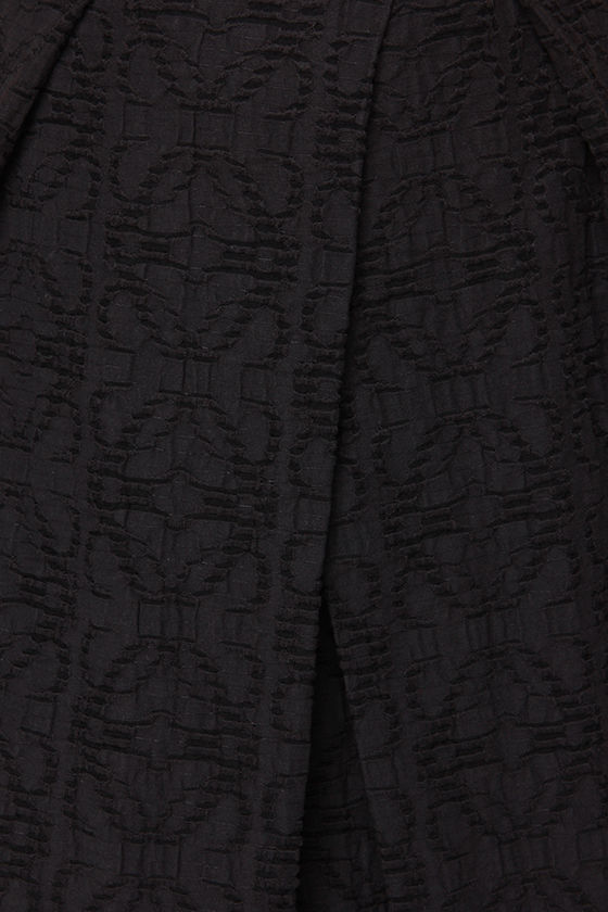 Chic Black Dress - Two-Piece Dress - Midi Dress - $78.00
