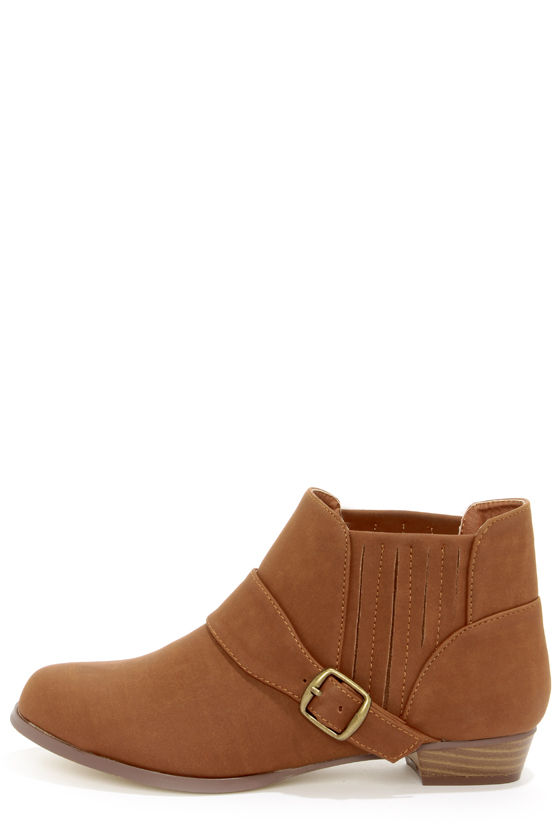 cute tan ankle boots