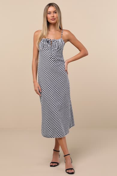 blue knit long sleeve dress Women's Dress Double Cross V-Neck Ribbed Knit Dress main image 1