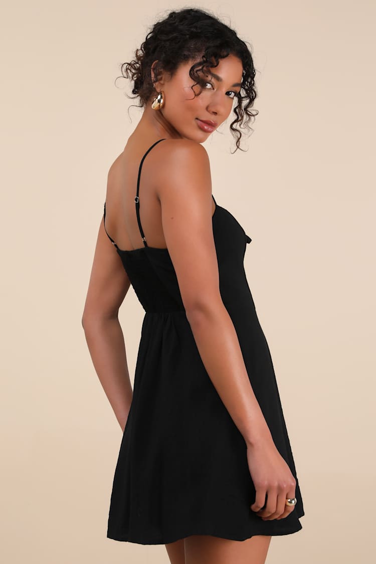 deep v neck halter mini dress Sleek Sirith Women's Deep V-Neck Faux Leather Halter Mini Dress with P
