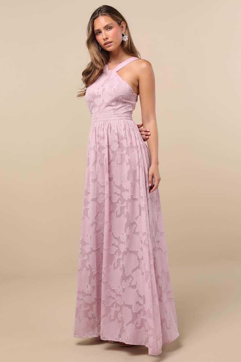 mauve formal maxi dress Destinations Maxi Halter Dress | Mauve | Womens
