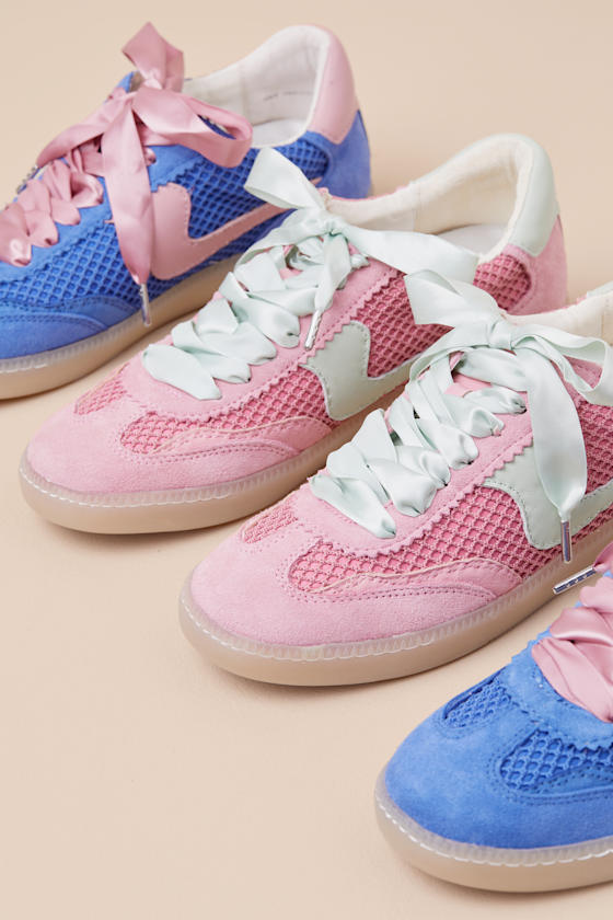 Dolce Vita Notice Rose Multi Woven Mesh Sneakers