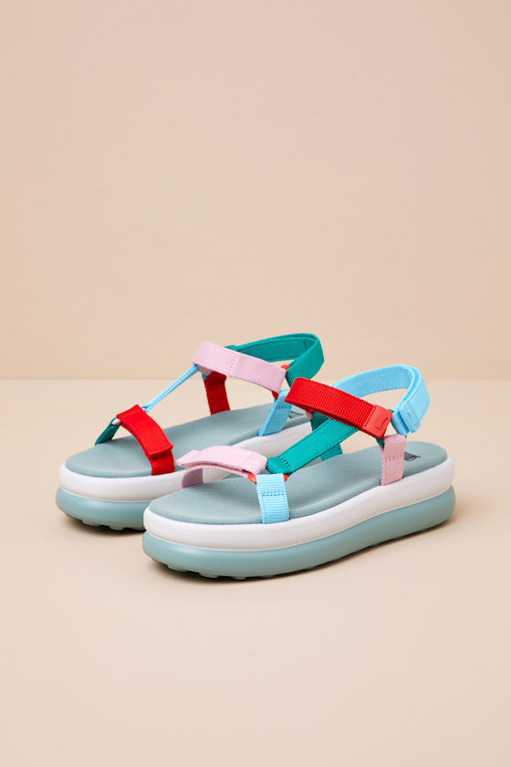 Twins Multi Strappy Flatform Sandals 1