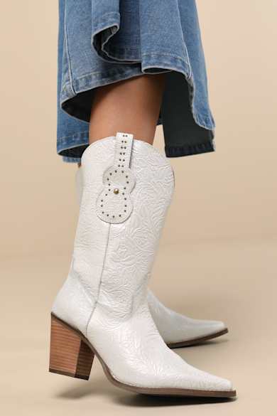 White Boots for Women - Lulus