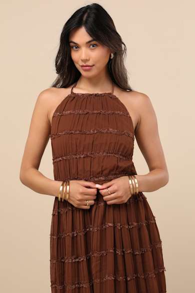 Kattalin Cream Floral Applique Strapless Midi Dress