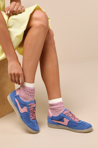 Notice Royal Blue Woven Mesh Sneakers 1