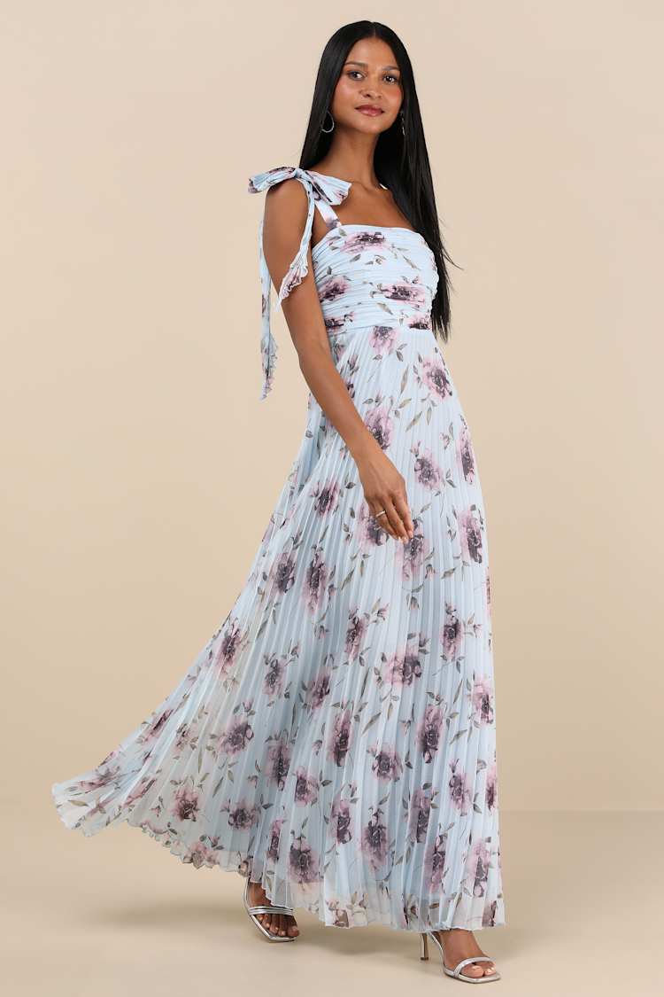 chinese dress ladies Leighton Pansy Maxi Dress – BuddyLove Clothing Label main image 0