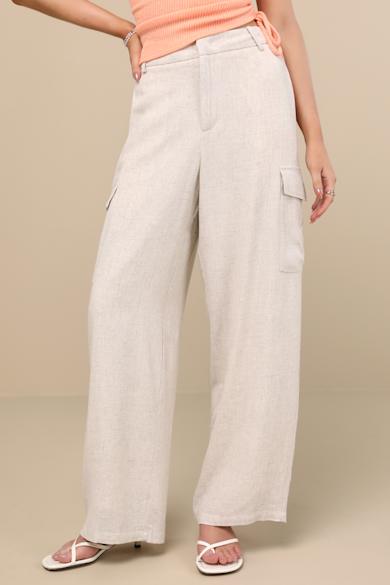 knee length dresses for ladies Taupe Dress Pants for Women
