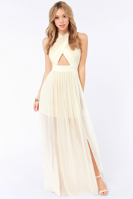 Elegant Cream Color Gowns Online in the USA