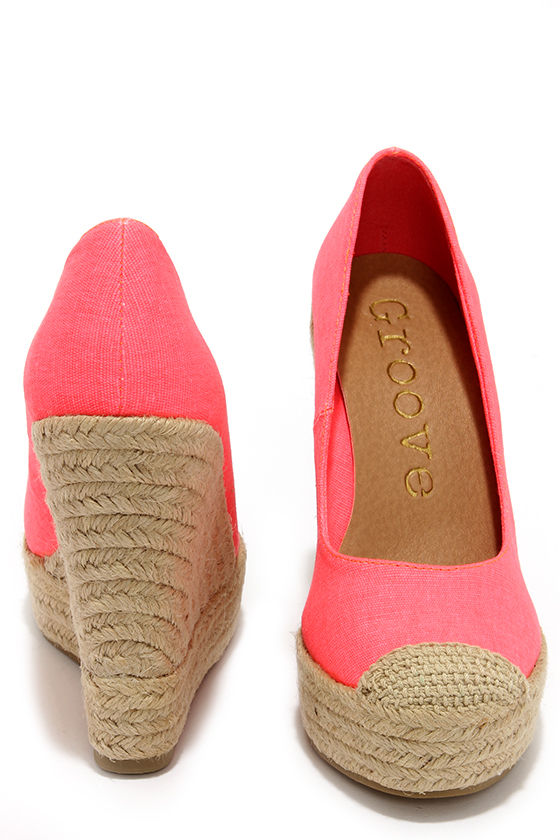 neon espadrilles