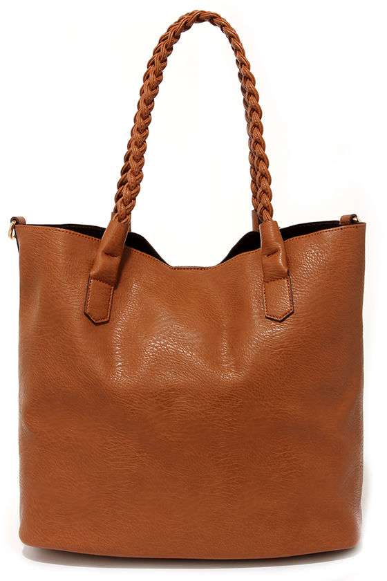 Chic Tan Tote - Vegan Leather Tote - Braided Tote - $63.00 - Lulus
