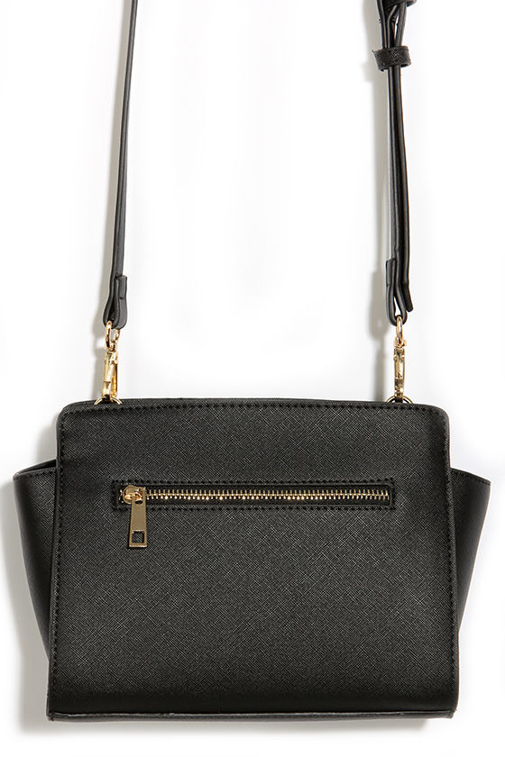 Cute Black Purse Vegan Leather Purse Winged Purse