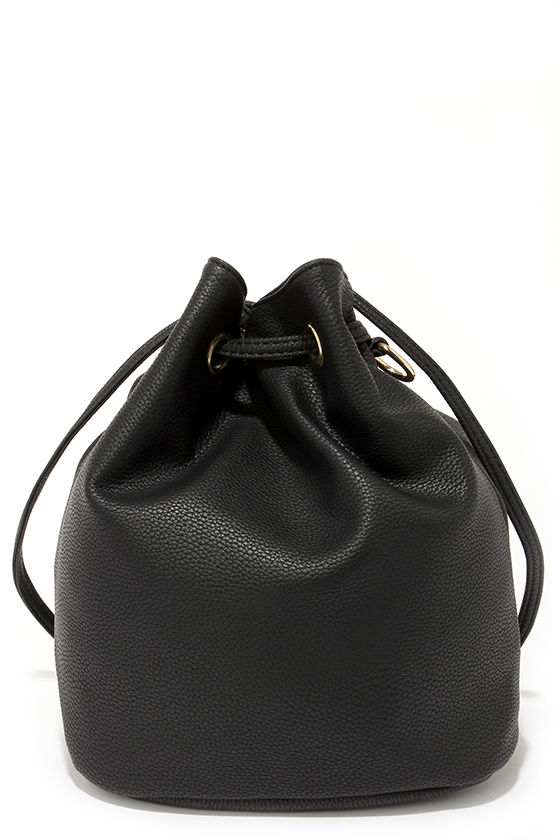 Cute Black Backpack - Drawstring Backpack - Black Bag - $35.00 - Lulus