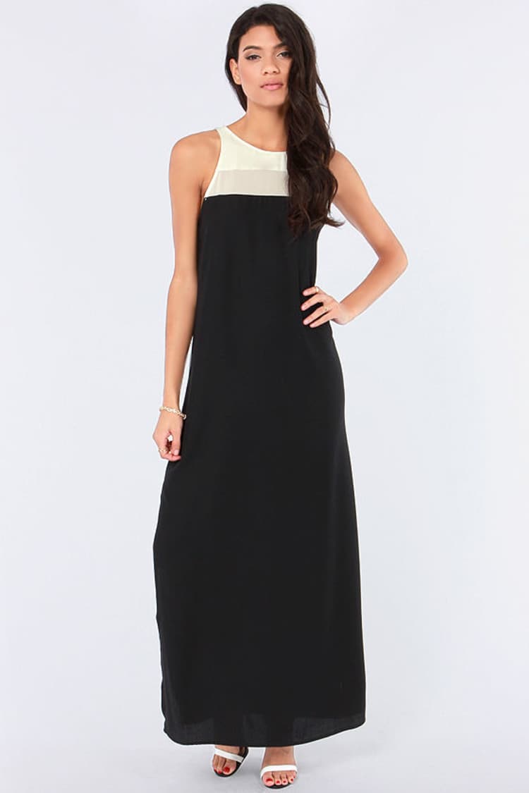 sola maxi dress Sola Cross Back Maxi Dress