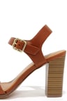tan high sandals