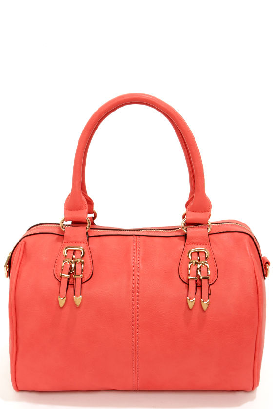 Cute Coral Handbag - Coral Purse - Vegan Handbag - $43.00 - Lulus