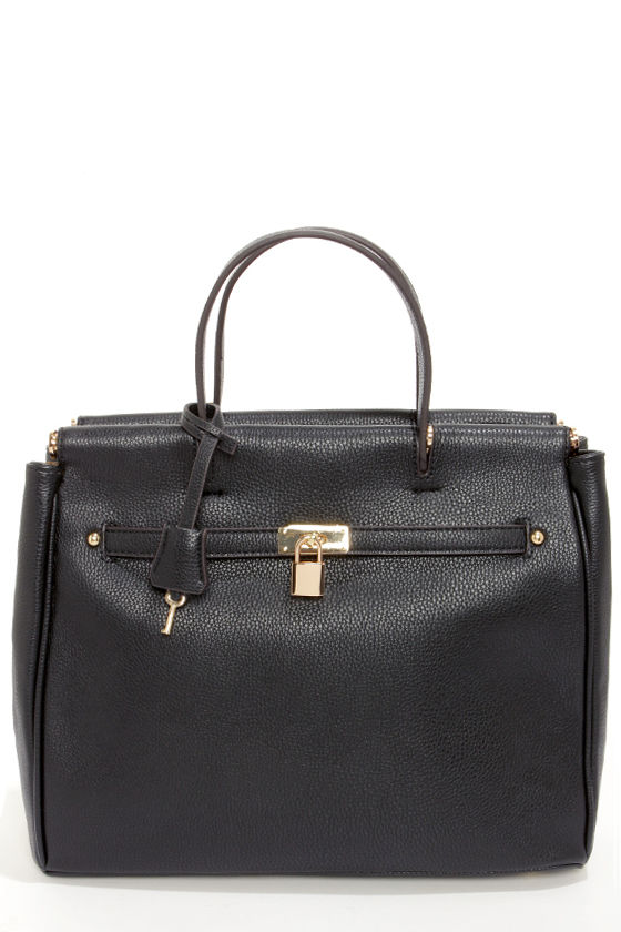 Cute Black Purse - Vegan Leather Purse - Black Handbag - $49.00