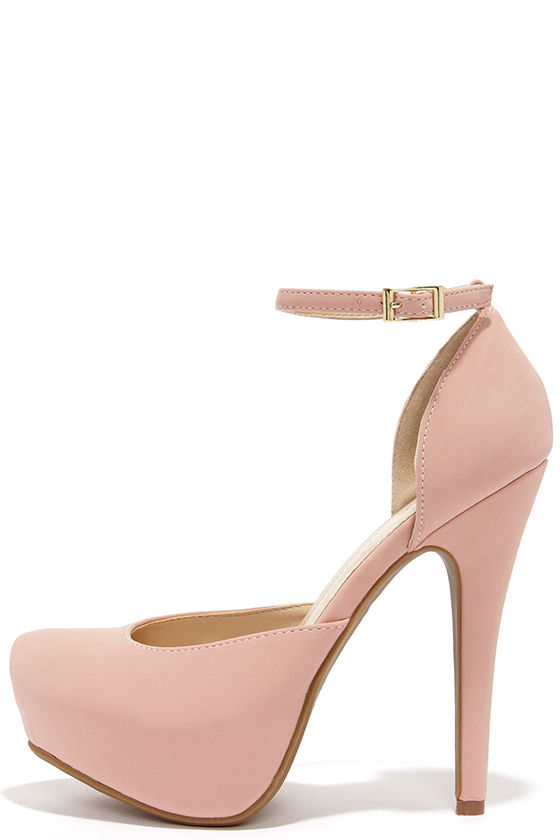 light pink heels
