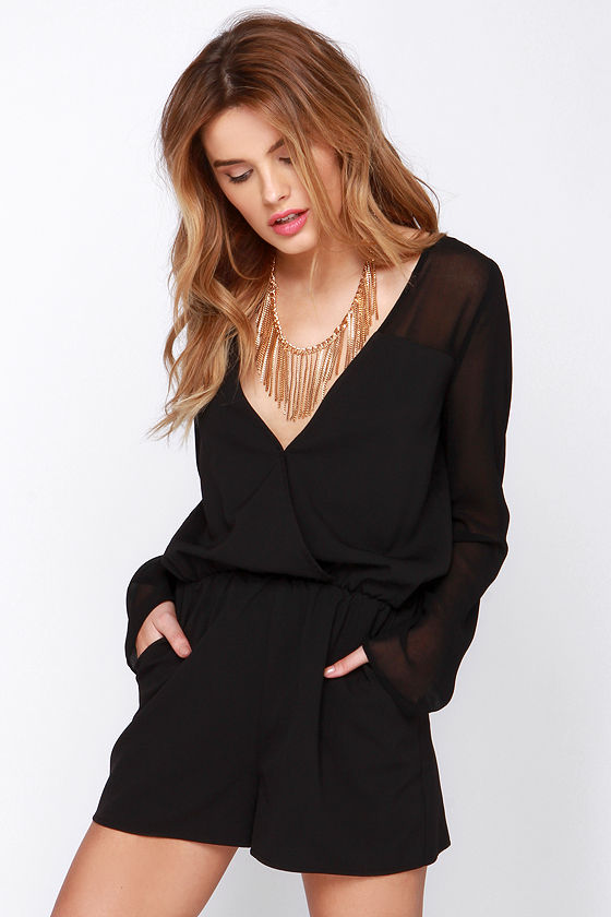 v neck romper dress