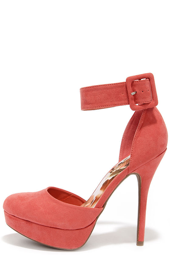 platform ankle strap heels