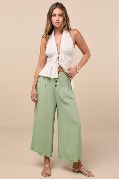 Shop Green Dress Pants for Women - Lulus