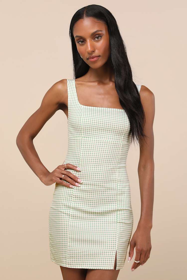 green emerald velvet dress Ayla Green Mini Dress main image 1