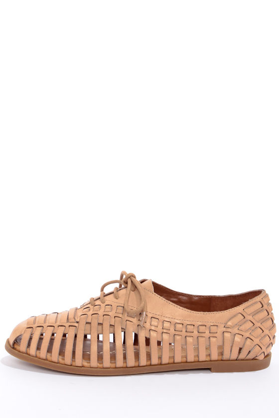 Jessica Simpson Sorbett Flats - Leather Flats - Woven Flats - $99.00 ...