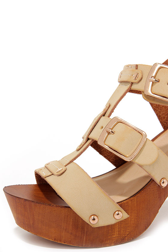 womens tan heel sandals