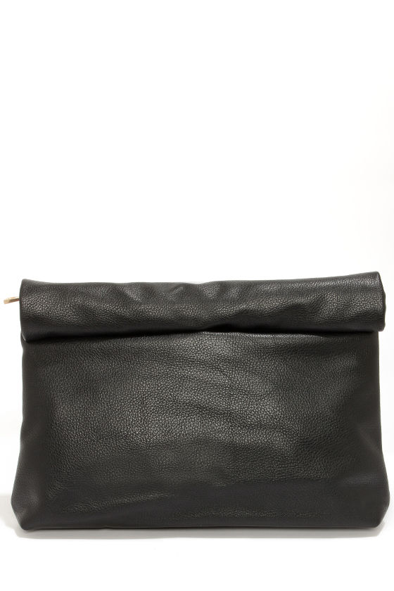 Cute Black Clutch - Vegan Leather Clutch - Black Purse - $29.00 - Lulus