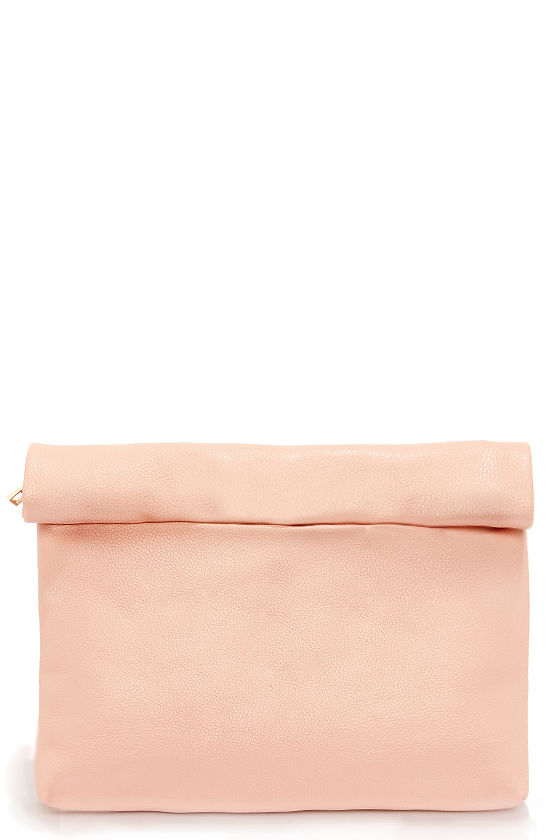 Cute Peach Clutch Vegan Leather Clutch Peach Purse 29.00 Lulus