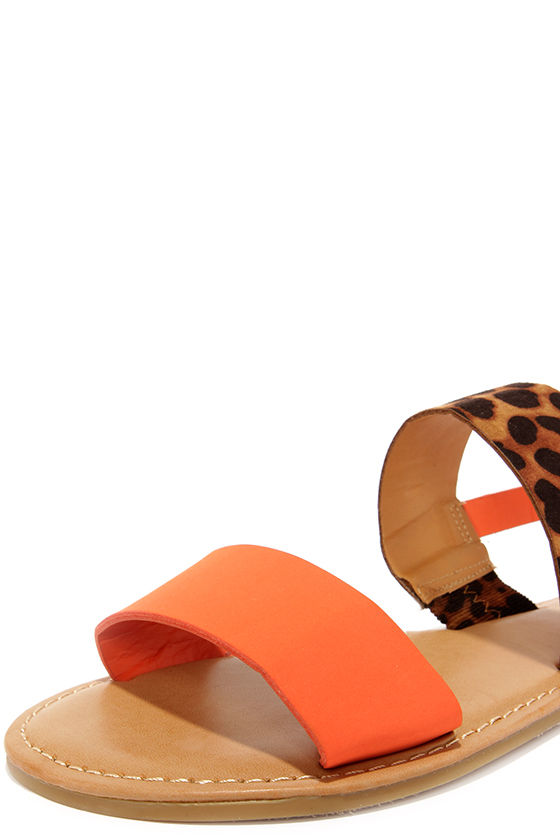 Size 39 Ballerina Sandals - Little Orange Love Birds main image 1