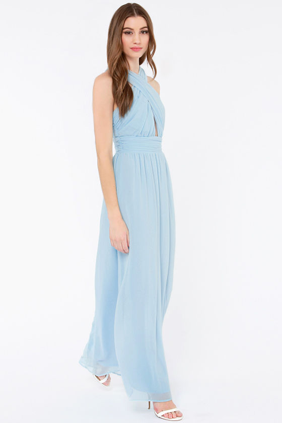 satin light blue maxi dress satin light blue maxi dress