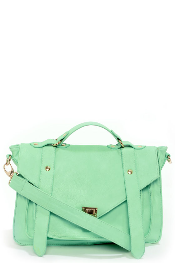 Cute Mint Green Handbag - Mint Green Purse - Vegan Leather Purse - $49. ...