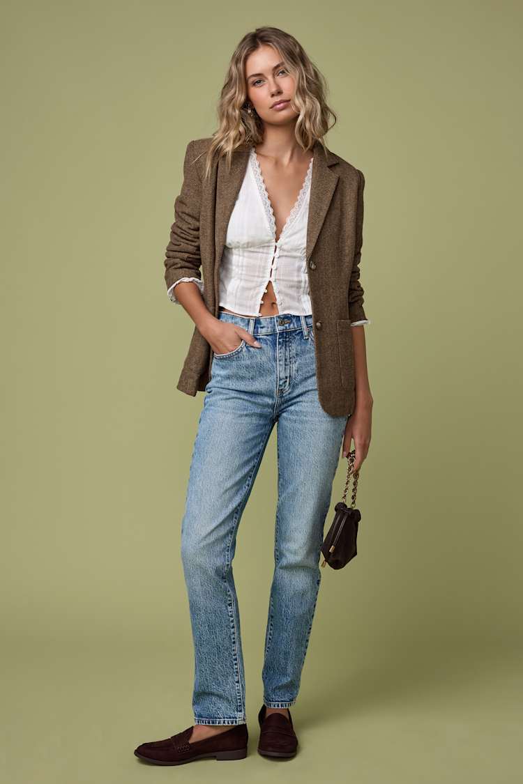 Smarty Pants Light Wash Denim High-Rise Jeans