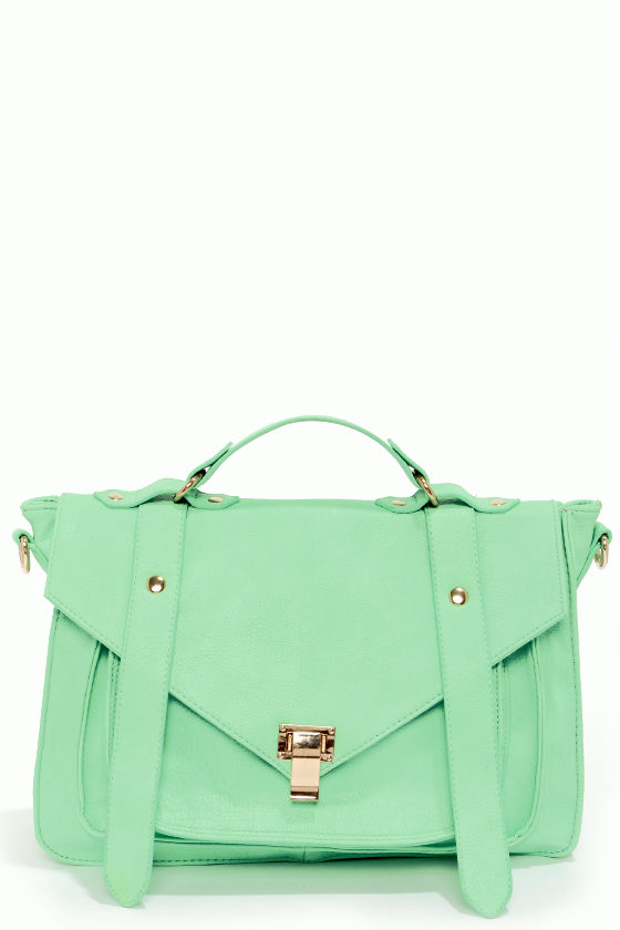 Cute Mint Green Handbag - Mint Green Purse - Vegan Leather Purse - $49. ...