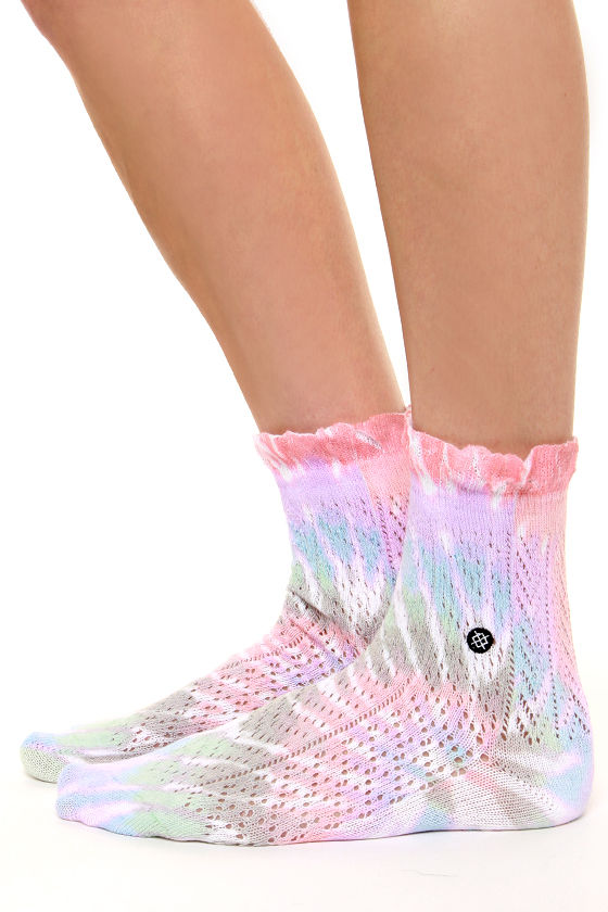 stance socks tie dye