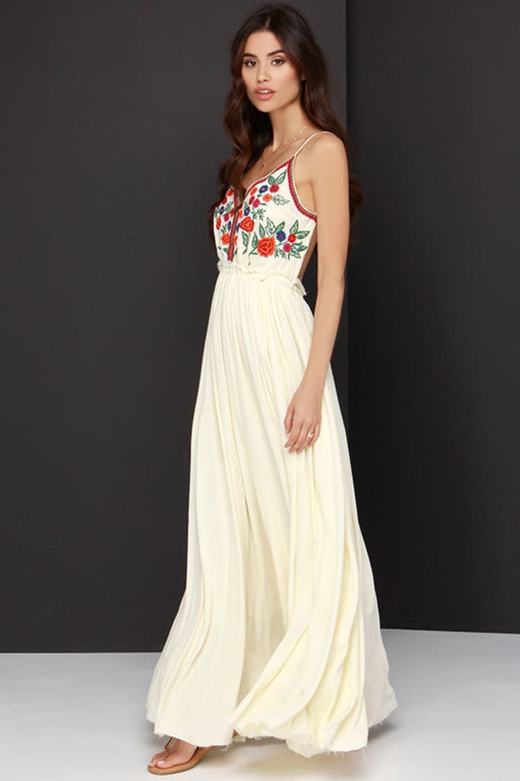 knee length dresses for ladies NWT Raga strapless boho maxi dress size s/m – Bliss Danville main image 1