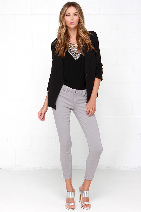 grey skinny jeans womens