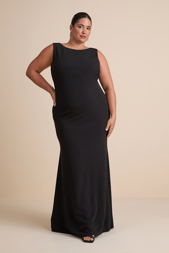 Chic Black Maxi Dress - Mermaid Maxi Dress - Knotted Maxi Dress - Image 5